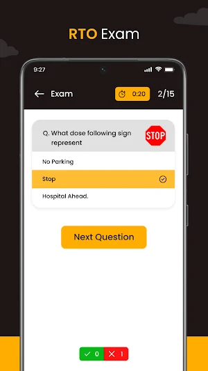RTO India Driving Licence Test Screenshot 3