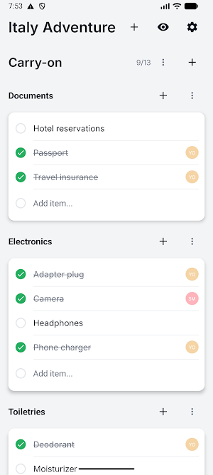 Pack with Me Screenshot 1