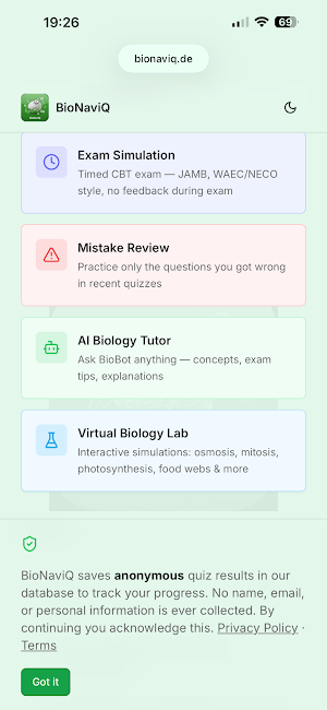BioNaviQ: Master Biology Screenshot 1