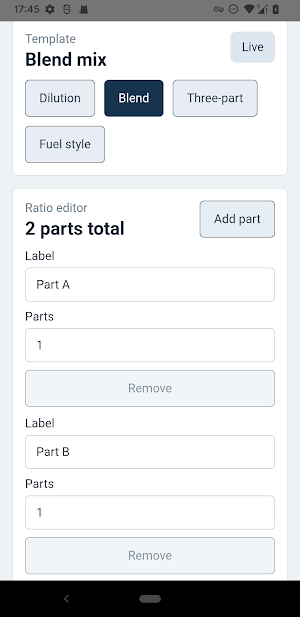 MixRatio Screenshot 3