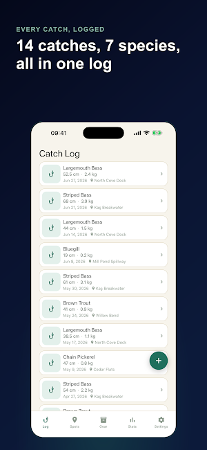 Fishing Log: Catch Tracker Screenshot 0