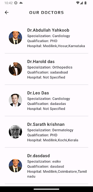 Medilink Screenshot 1