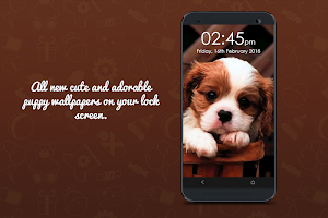 Puppy Passcode Lock Screen Screenshot 0