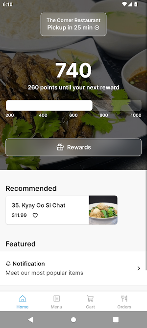 The Corner Restaurant Screenshot 0