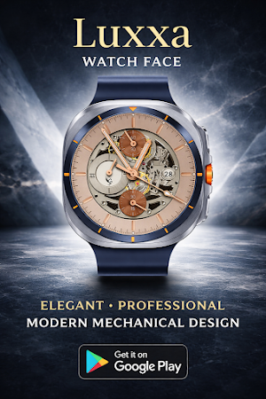 Luxxa: Modern Mecha Watch Face Screenshot 3