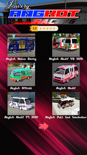 Livery Angkot Racing Screenshot 1