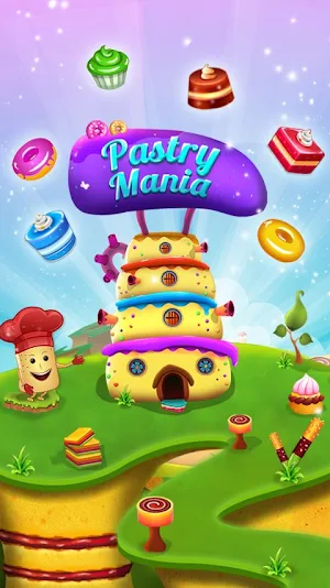 Pastry Mania Match 3 Game Screenshot 0