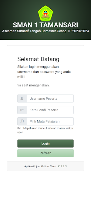 Exam SMAN1T Screenshot 0