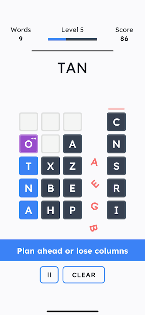 Dropletts - Arcade Word Game Screenshot 1