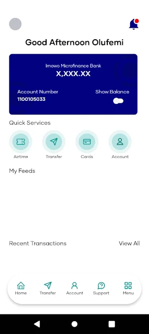 ImowoXpress Mobile App Screenshot 1