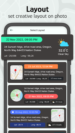 GPS Camera Photo Timestamp Cam Screenshot 2