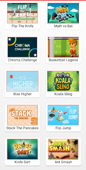 Multiple game box Screenshot 0