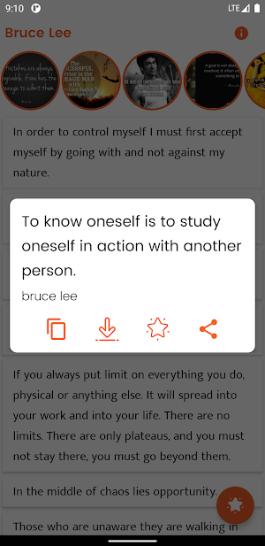 Bruce Lee Quotes and Sayings Screenshot 3