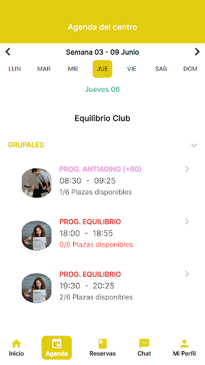 Equilibrio Club Screenshot 1