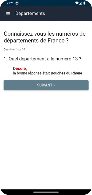 Géo Quiz France Screenshot 3