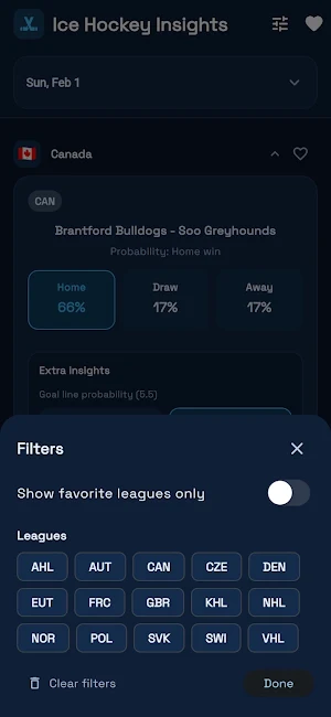 Ice Hockey Insights Screenshot 1