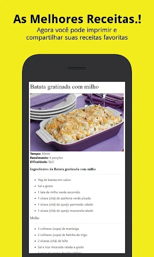 Receitas de Batatas Screenshot 0