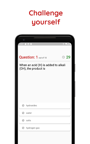 O Level Chemistry Quiz Screenshot 1
