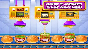 Burger Factory kitchen simulator: Fast Food Maker Screenshot 1