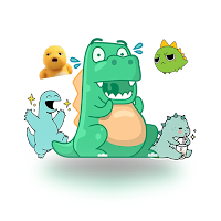 WASticker - Cute Dino Stickers