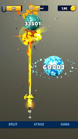 Laser Split: Ball Blaster Game Screenshot 2