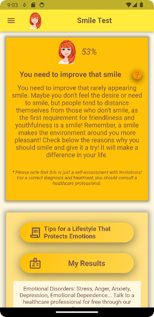 Smile Test Screenshot 3