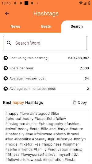 Real followers & Hashtags Screenshot 2