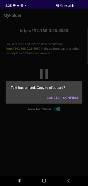 MyFolder Screenshot 2