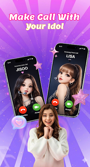 Idol Video Call & Prank Chat Screenshot 0