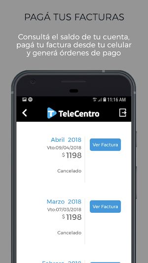 TeleCentro Sucursal Virtual Screenshot 3