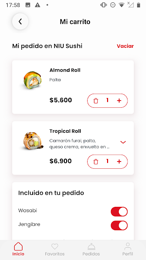 NIU Foods Screenshot 2