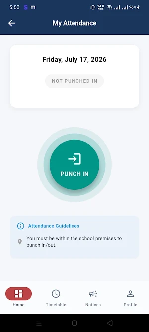 Adarsh Learning Staff Screenshot 1