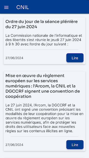 Veille RGPD Screenshot 0