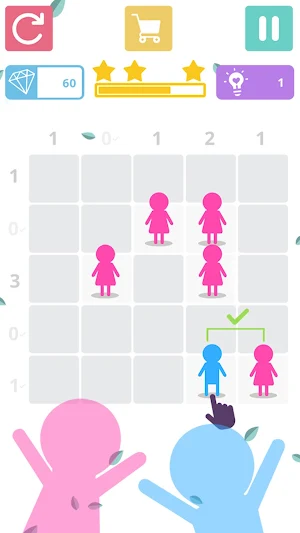 1 Girl for 1 Boy : the game Screenshot 0