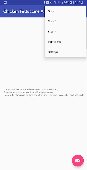 Chicken Fettuccine Alfredo Screenshot 2