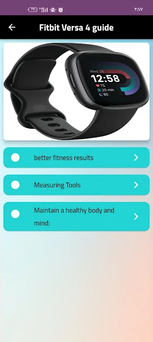 Fitbit Versa 4 guide Screenshot 0