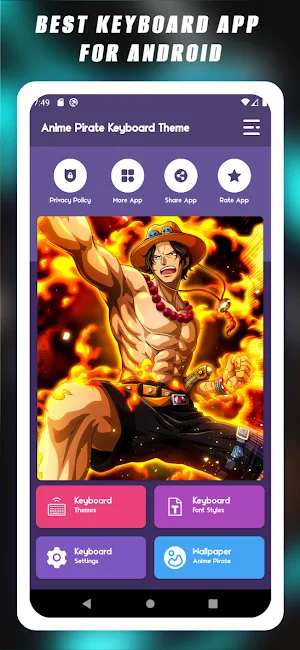 One Anime Piece Keyboard Theme Screenshot 0
