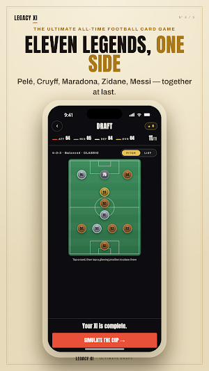 Legacy XI — Ultimate Draft Screenshot 3