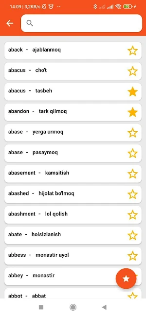 English and Uzbek dictionary Screenshot 0