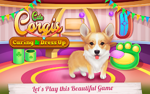 Cute Corgis Caring and Dressup Screenshot 0