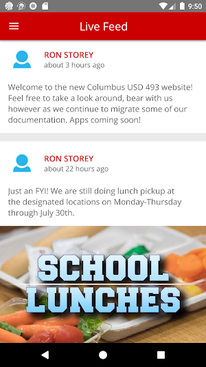 Columbus USD 493, KS Screenshot 2