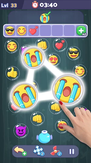 Emoji Bubble Match3 Screenshot 1