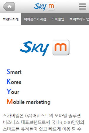 스카이앰-어플제작 Screenshot 1