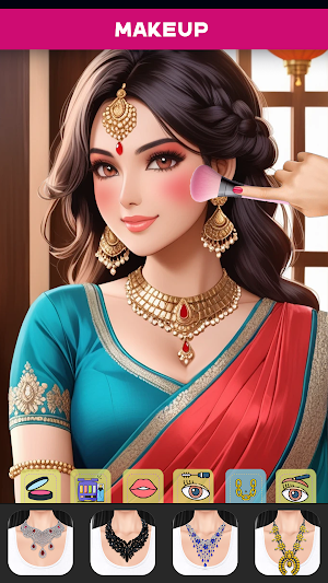 Indian Fashion Wedding Games Screenshot 0