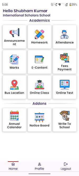 International Scholars School Screenshot 1