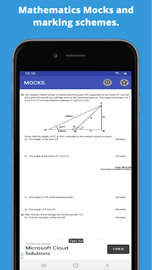 Mathematics: mocks papers. Screenshot 2