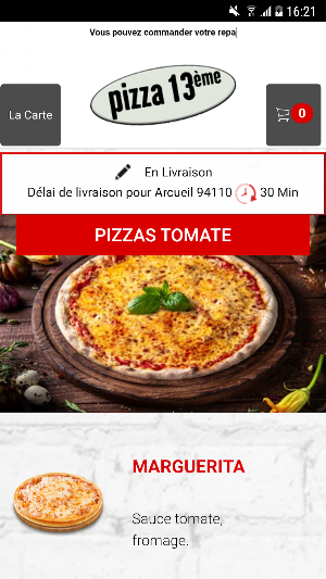 Allo Pizza Express Screenshot 2