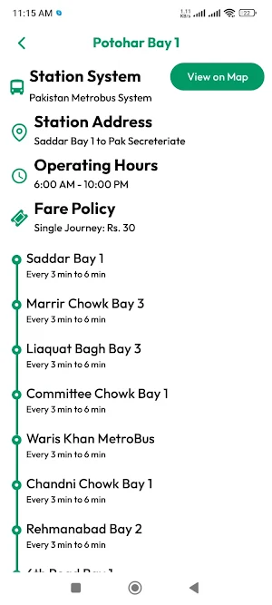 Lahore Electric Bus Screenshot 1