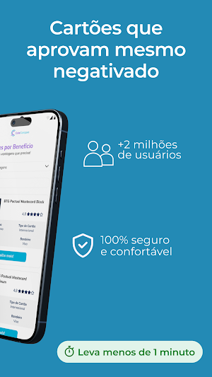 CoteCompare: Cartão de Crédito Screenshot 1