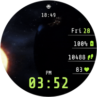 Space Explosion - watch face
